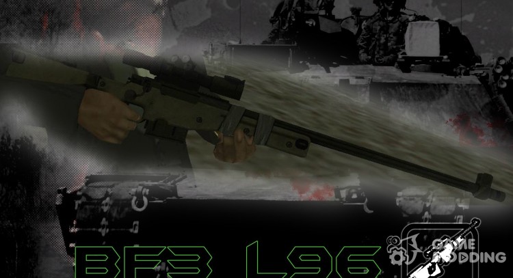 L96 from BF3 для GTA San Andreas