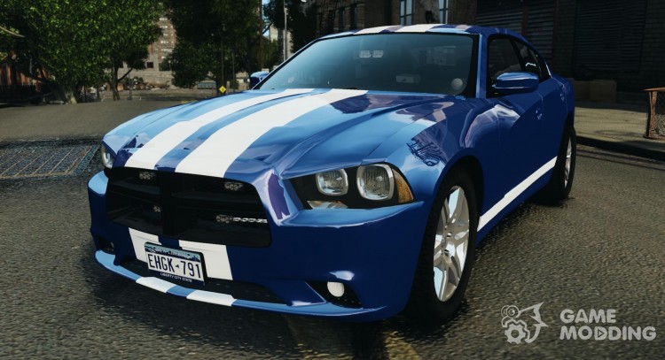 Dodge Charger Unmarked Police 2012 [ELS] для GTA 4
