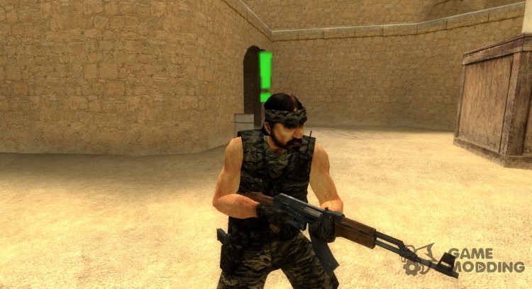 Энди Werd Tiger камуфляж Партизанская для Counter-Strike Source