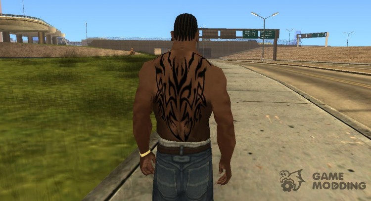 Draco tattoo Body para GTA San Andreas