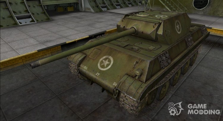 The skin for the Panther M10 for World Of Tanks