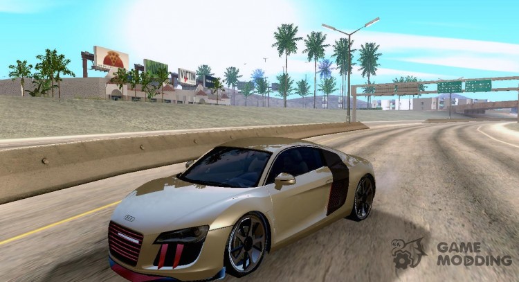 Audi R8 + Cleo for GTA San Andreas