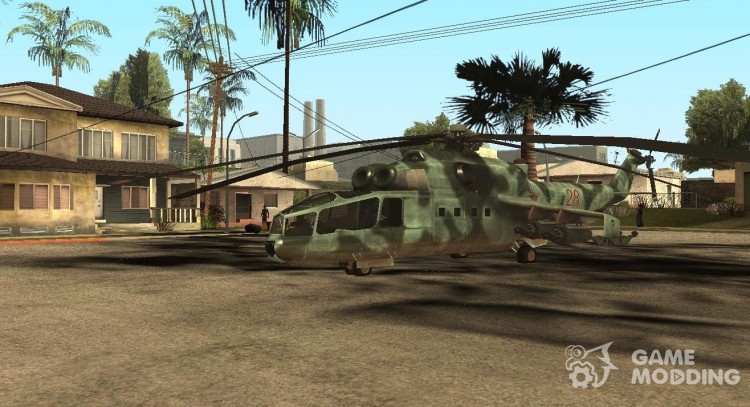 MI-24A for GTA San Andreas