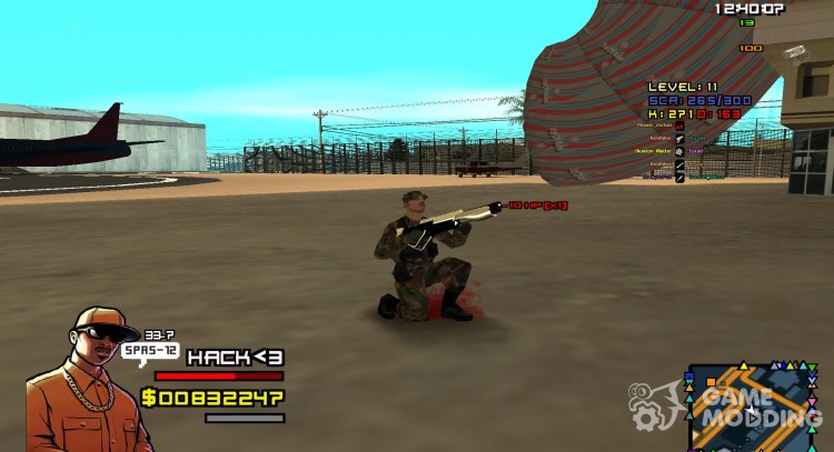 C-HUD Си-Джей для GTA San Andreas