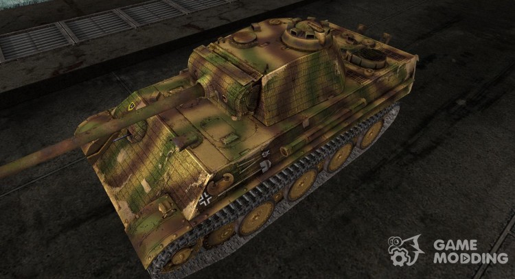 La piel de la pantera de V Pz para World Of Tanks
