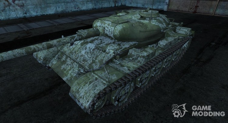 Skin for t-54 winter for World Of Tanks