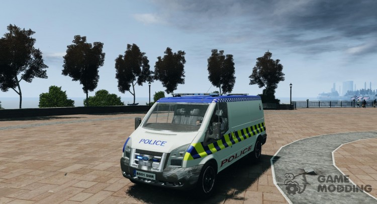 Ford tránsito policía Polaco para GTA 4