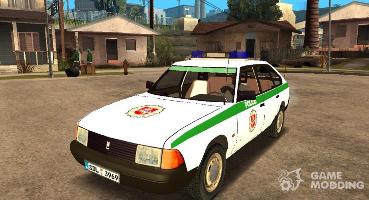 АЗЛК 2141 Deutsche Polizei для GTA San Andreas
