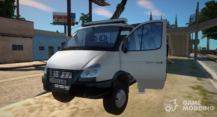 Business GAZelle Tow Truck for GTA San Andreas