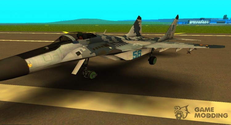МиГ-29 Украинский Сокол для GTA San Andreas