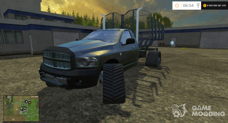 Dodge Log Tracked Car для Farming Simulator 2015