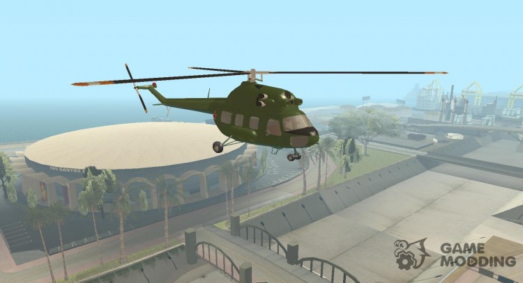 Mi-2 military for GTA San Andreas