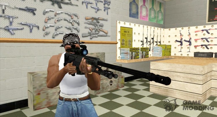 New Sniper rifle для GTA San Andreas