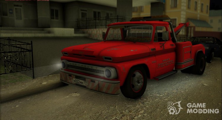 Chevrolet C20 1966 tow truck for GTA San Andreas