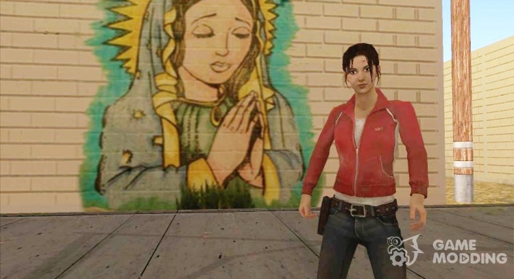 Graffiti GTA V Virgin Mary for GTA San Andreas
