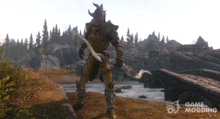 Allannaa Skyrim armadura de combate de dragones para TES V: Skyrim