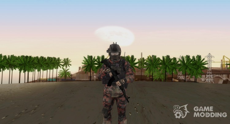 COD MW2 Russian Paratrooper v1 для GTA San Andreas