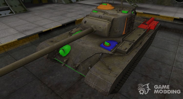 High-quality skin for T32 for World Of Tanks