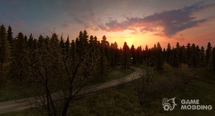 Late autumn V5.0 HD (only for 1.26) for Euro Truck Simulator 2