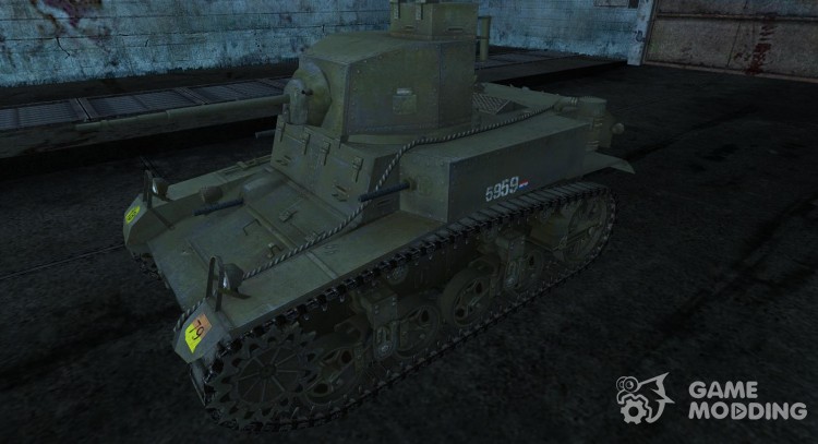 Шкурка для M3 Stuart (Dutch) для World Of Tanks