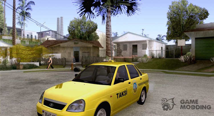 LADA 2170 Priora Baki taksi para GTA San Andreas