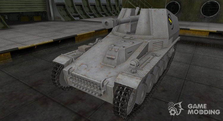 Cartoon skin for the Wespe for World Of Tanks