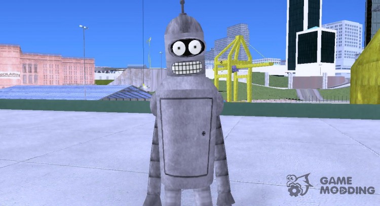 Робот Бендер (из Футурамы) для GTA San Andreas