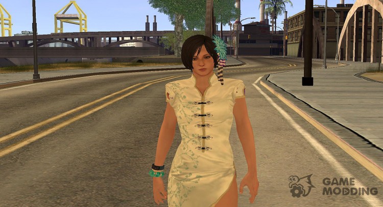 Ada Wong Chineese Dress Skin для GTA San Andreas