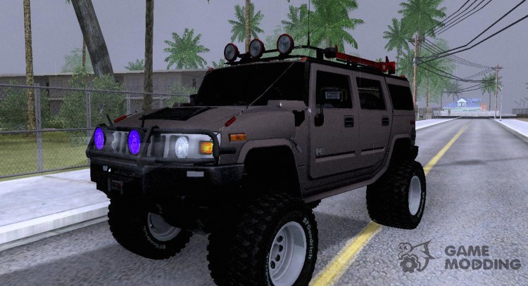 Hummer H2 Monster 4 x 4 for GTA San Andreas