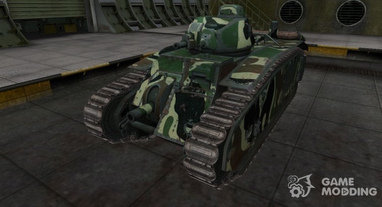 El skin con el camuflaje para el B1 para World Of Tanks