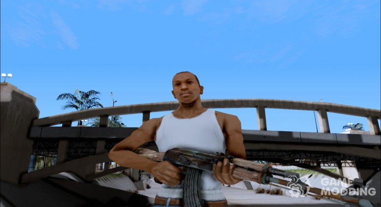 AK 47 Soviet for GTA San Andreas