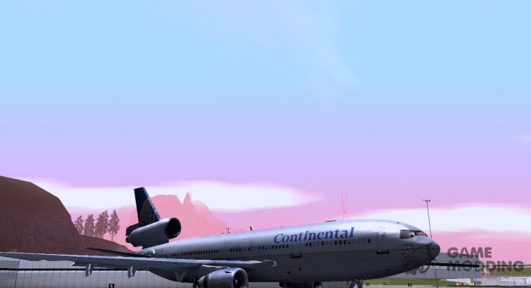 McDonell Douglas DC10 Continental Airlines для GTA San Andreas