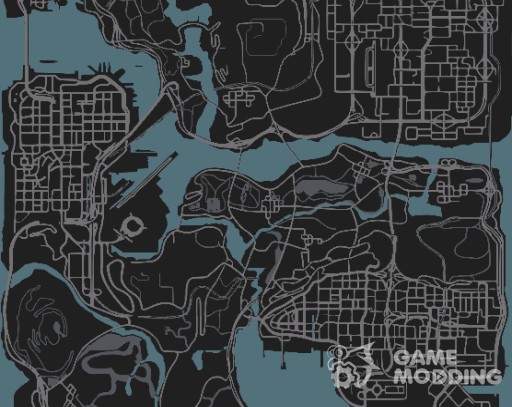 Фикс карты в стиле GTA 4 для GTA San Andreas