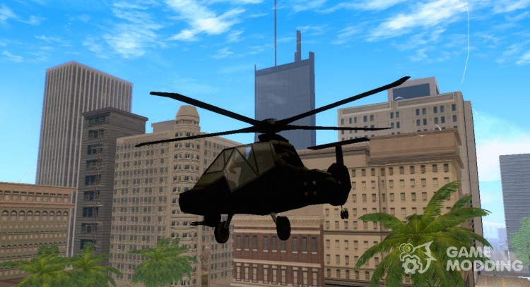 Sikorsky RAH-66 Comanche stealth green для GTA San Andreas