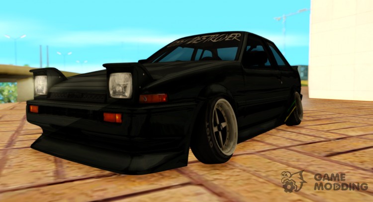 1986 Toyota Trueno AE86 Coupe Pussy Destroyer para GTA San Andreas