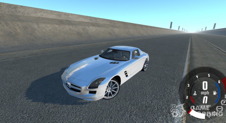 El Mercedes-Benz SLS AMG para BeamNG.Drive