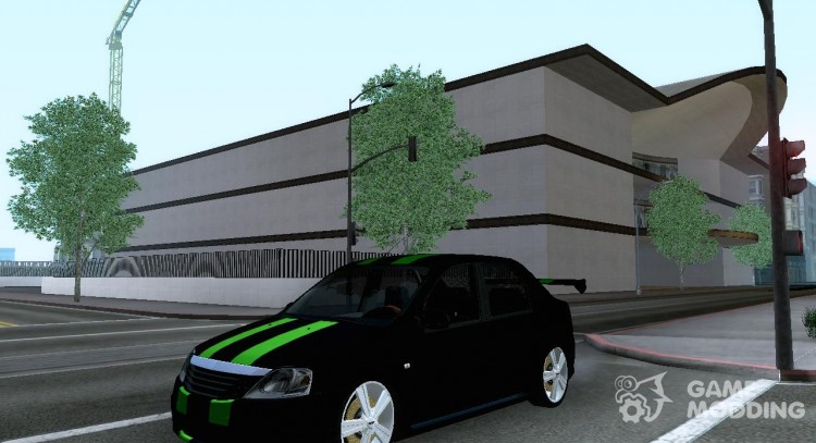 Dacia Logan Black Style для GTA San Andreas