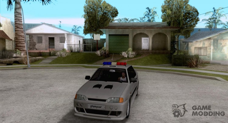 VAZ 2115 policía Tuning para GTA San Andreas