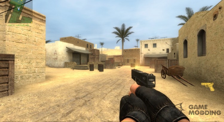 Glock 18 on Frizz952 animations for Counter-Strike Source