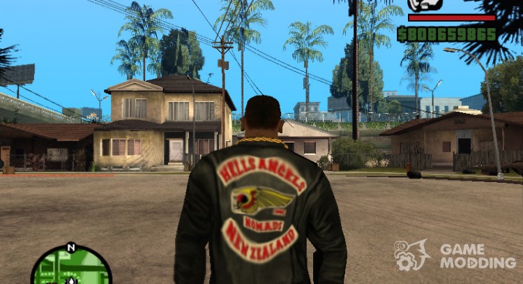 Hells Angels Jacket for GTA San Andreas
