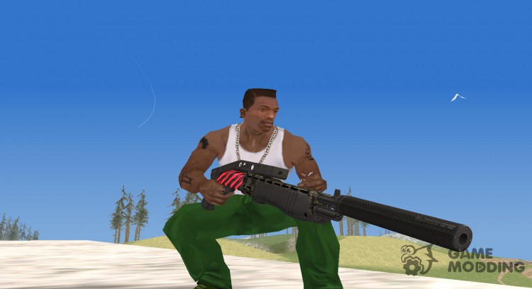 Red Tiger Combat Shotgun для GTA San Andreas