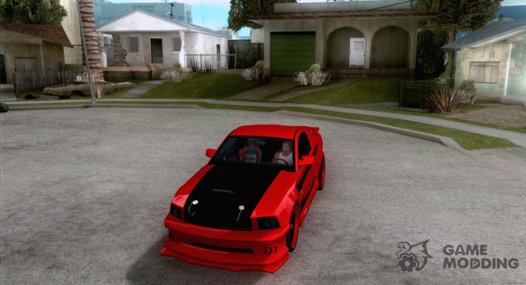 Ford Mustang rojo niebla móvil para GTA San Andreas