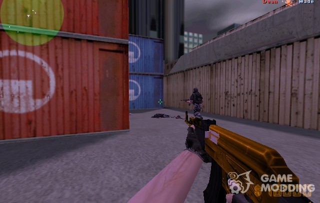 AK47 золото для Counter Strike 1.6