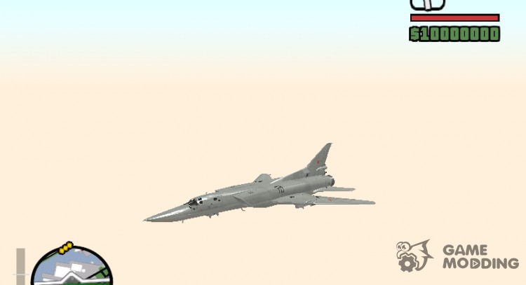 Tu-22 M3 for GTA San Andreas