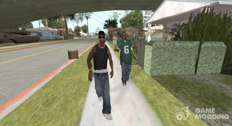 The new Grove-Street Gang for GTA San Andreas