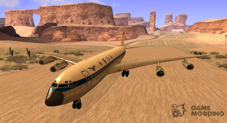 Boeing707-300 CAAC для GTA San Andreas