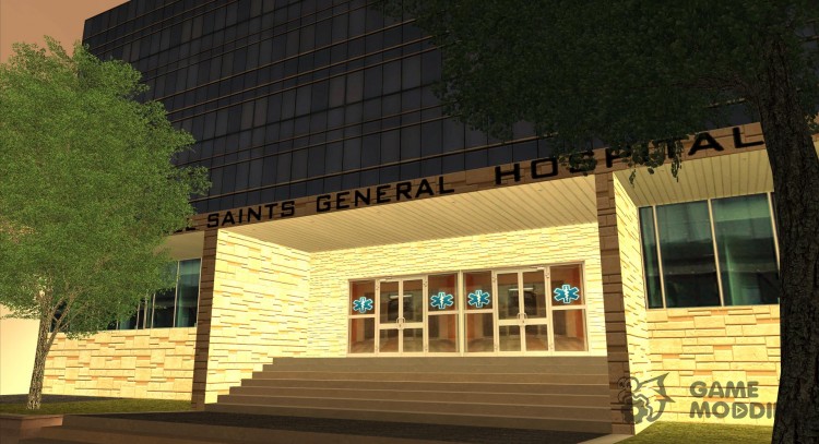 LSPD, All Saints Hospital, Skyscrapers 2016 para GTA San Andreas