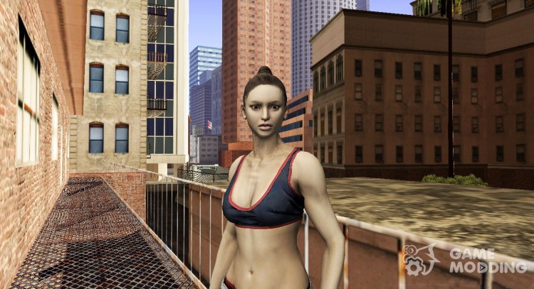 Dance Girl from Binary Domain para GTA San Andreas