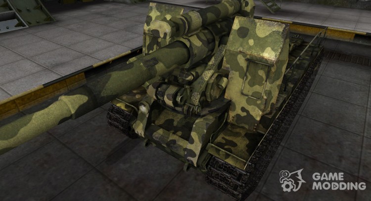 Skin for p-51 with camouflage for World Of Tanks