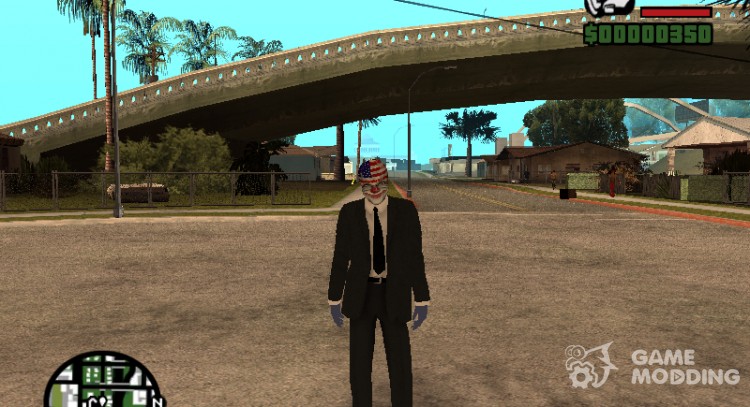 Payday The Heist Pack(Wolf,Dallas,Chain and Hoston) para GTA San Andreas